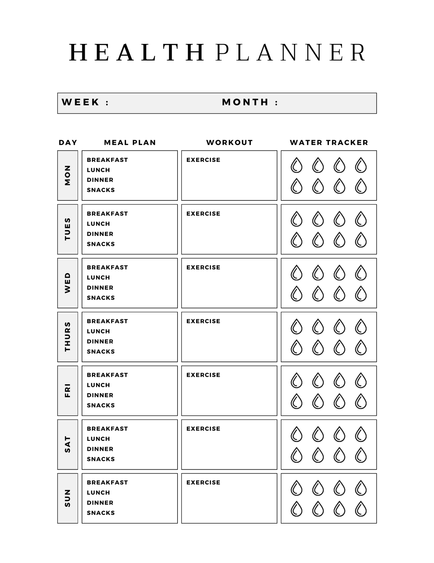 Weekly Success Planner: 2025 Edition